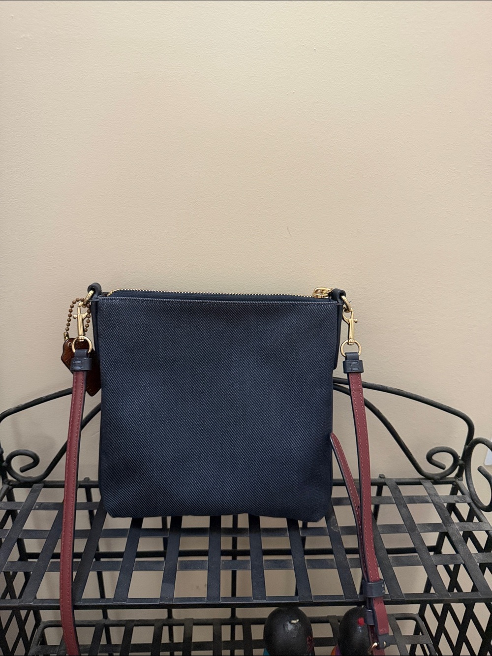 Coach Kitt Jacquard (Denim) Crossbody - Picture 2 of 7